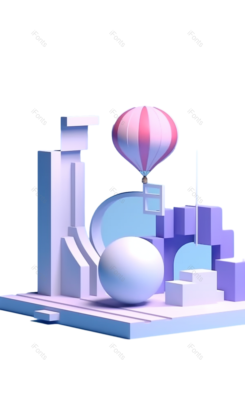 天空图片,插画元素,蓝色背景PNG,抽象免抠素材